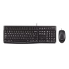 LOGITECH MK120 USB Q SİYAH KABLOLU KLAVYE+MOUSE SET (4549)