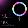 Zore Rgb Mj-33 Işıklı Telefon Tutucu Ring Light