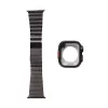 Apple Watch 7 45mm Zore Krd-126 Sert Kasa Koruyuculu Metal Kordon