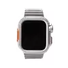 Apple Watch 7 45mm Zore Krd-126 Sert Kasa Koruyuculu Metal Kordon