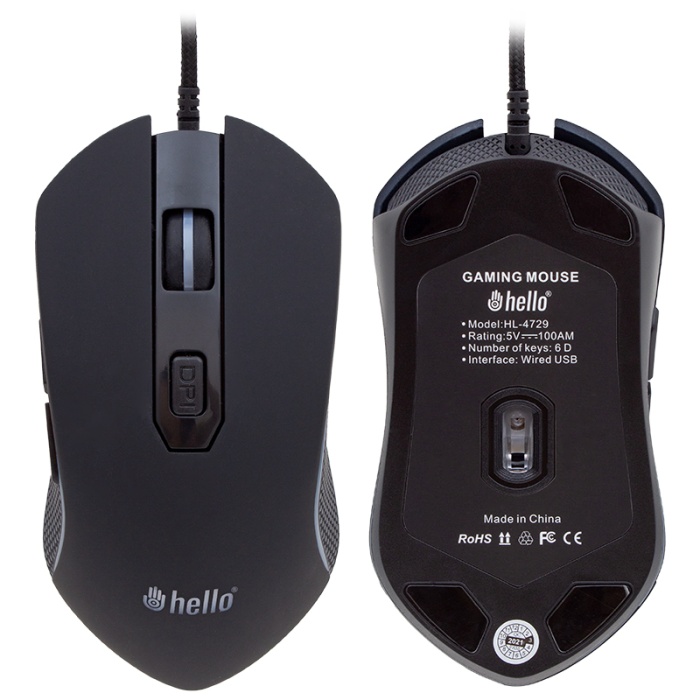 HELLO HL-4729 KABLOLU OYUNCU GAMING MOUSE (4549)