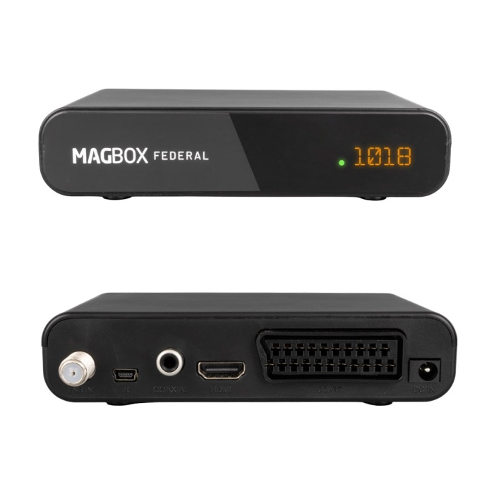 MAGBOX FEDERAL MİNİ HD + SCART TKGSLİ UYDU ALICISI (4549)