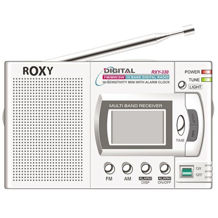 ROXY RXY-330 10 BANT DİGİTAL GÖSTERGELİ PİLLİ RADYO (4549)