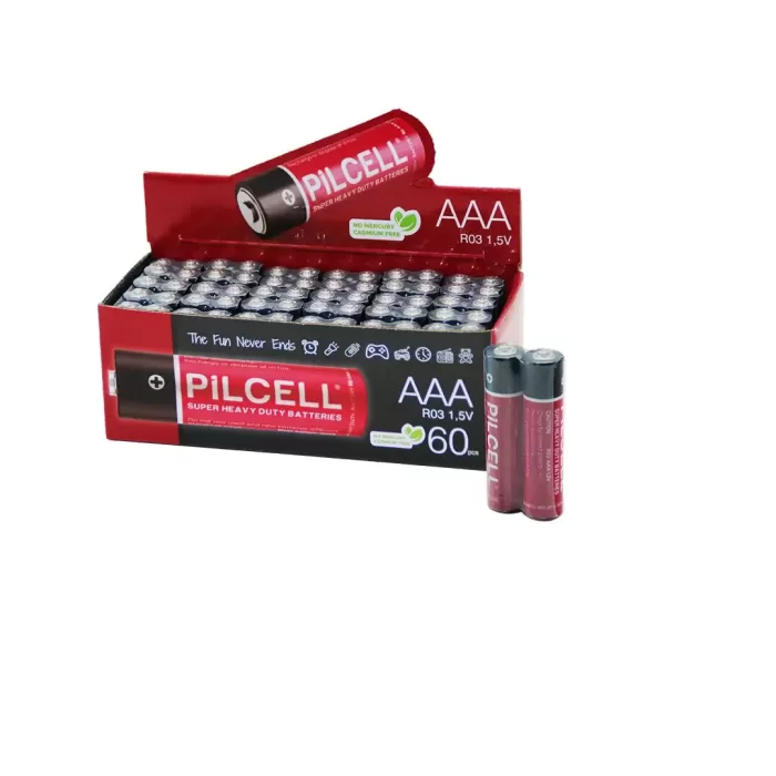 PİLCELL  İNCE  PİL   AAA - 1.5W - R03   60PCS (4172)