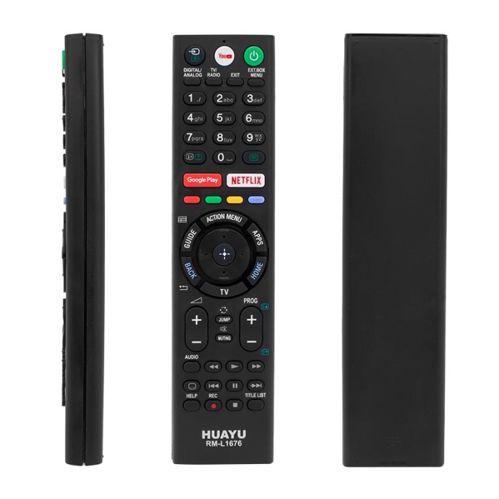 HUAYU KL RM-L1676 SONY GOOGLE PLAY- NETFLIX - YOUTUBE TUŞLU UNIVERSAL LCD-LED TV KUMANDA (4172)