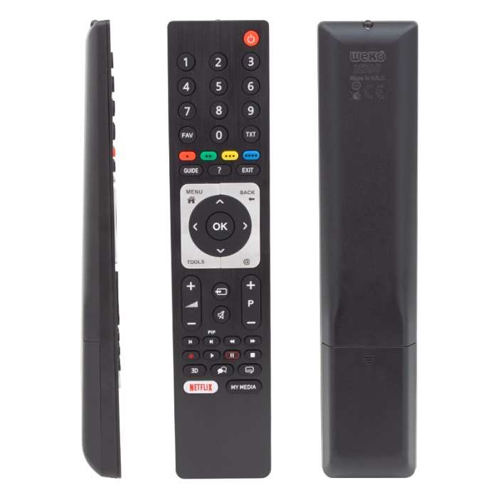 ARÇELİK-BEKO RC 3304805/01B RM-L271B NETFLIX TUŞLU LCD-LED TV KUMANDA (TS5187R-A1) (4172)