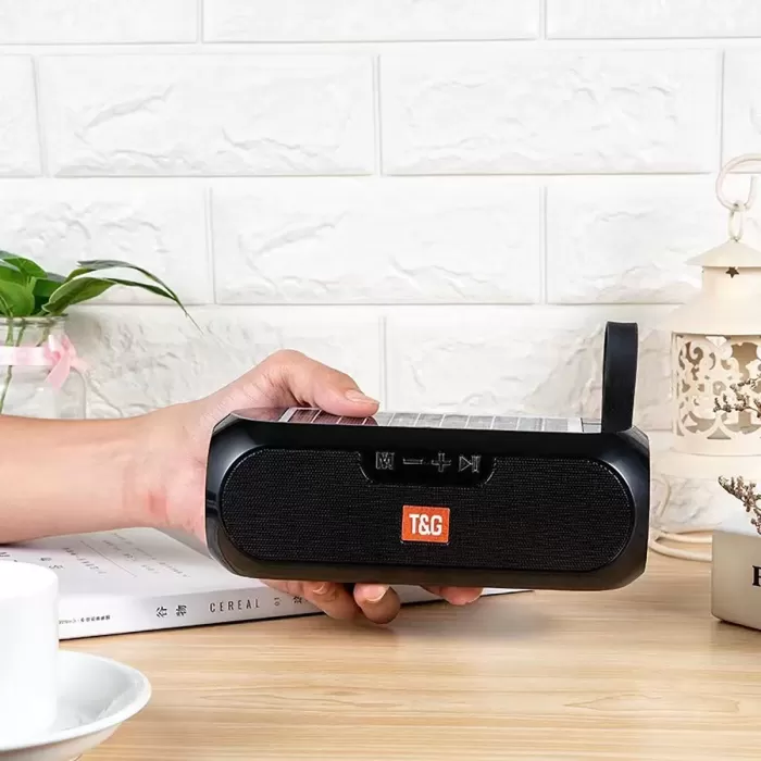 Zore Tg182 Güneş Enerjili Fm Radyo Özellikli Aux Usb Kart Okuyucu Portlu Bluetooth Hoparlör Speaker