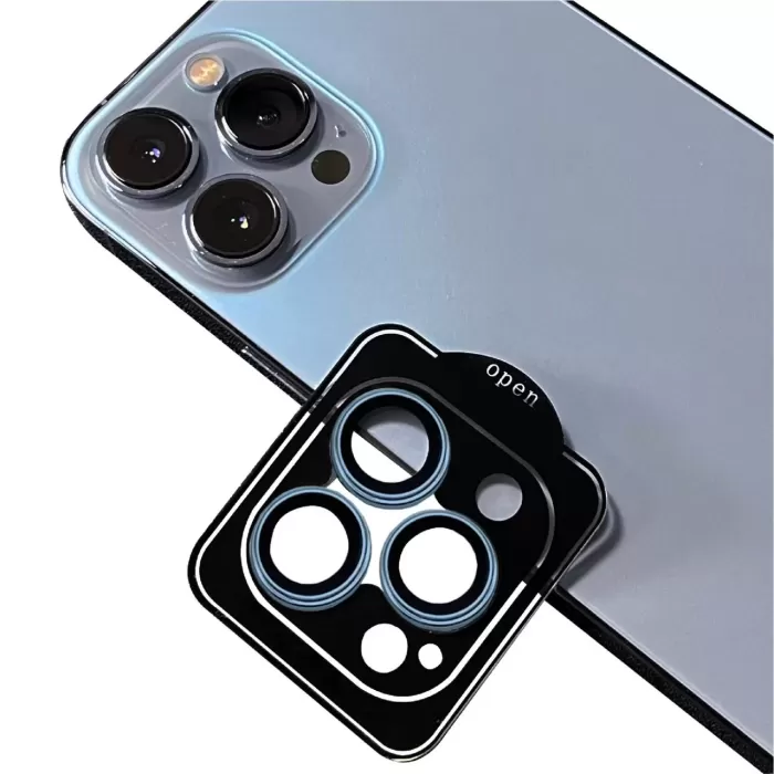 Apple İphone 13 Pro Zore Cl-11 Safir Parmak İzi Bırakmayan Anti-reflective Kamera Lens Koruyucu