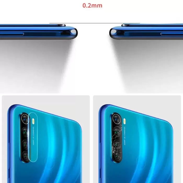 Xiaomi Redmi Note 8 Zore Kamera Lens Koruyucu Cam Filmi