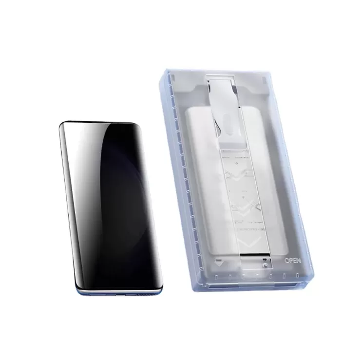 Galaxy S24 Ultra Zore Uygulama Aparatlı 6in1 Easy Body Privacy Ekran Koruyucu