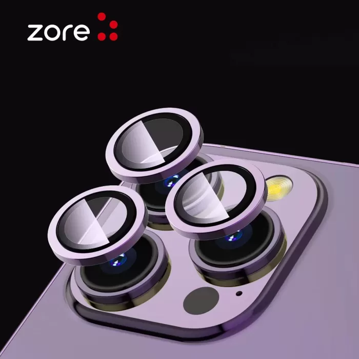 Apple İphone 12 Pro Max Zore Cl-12 Premium Safir Parmak İzi Bırakmayan Anti-reflective Kamera Lens Koruyucu