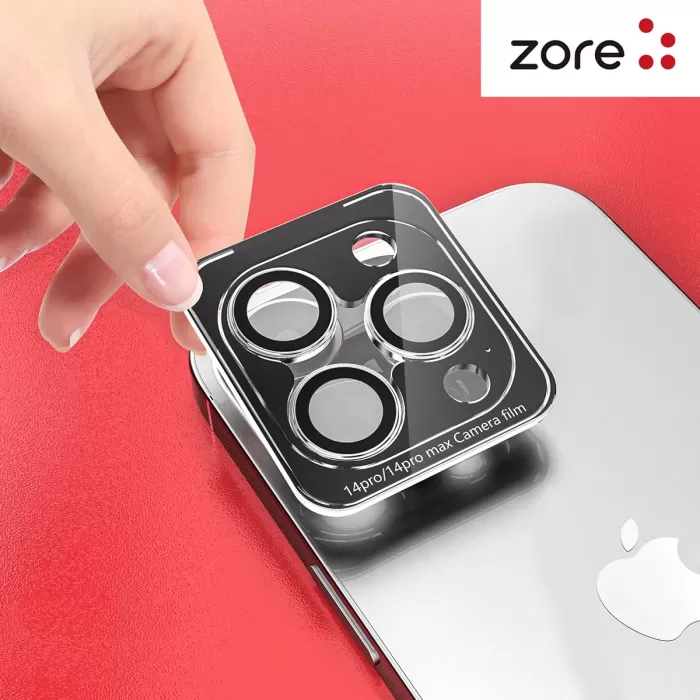 Apple İphone 13 Zore Cl-12 Premium Safir Parmak İzi Bırakmayan Anti-reflective Kamera Lens Koruyucu