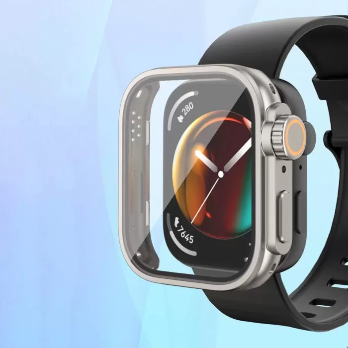 Huawei Watch Fit 3 To Apple Watch Ultra 49mm Kasa Dönüştürücü Ve Ekran Koruyucu Zore Watch Gard 33