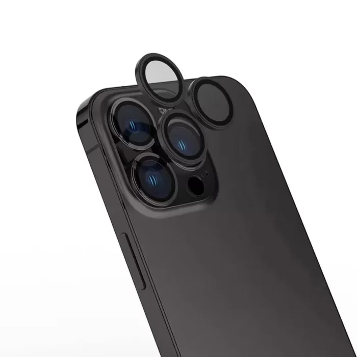 Apple İphone 16 Pro Zore Cl-15 Parmak İzi Bırakmayan Anti-reflective Kamera Lens Koruyucu