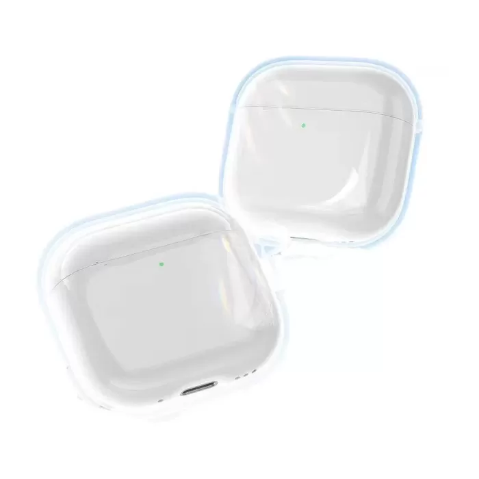 Apple Airpods 4 Kılıf Şeffaf Kristal Silikon Zore Airbag 14 Kılıf