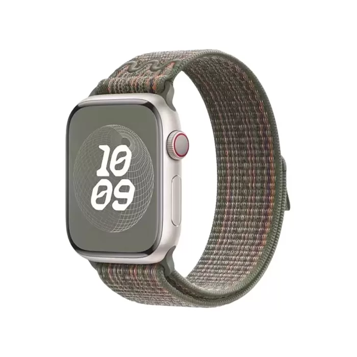 Apple Watch 10 46mm Krd-91 Hasır Kordon Strap Kayış