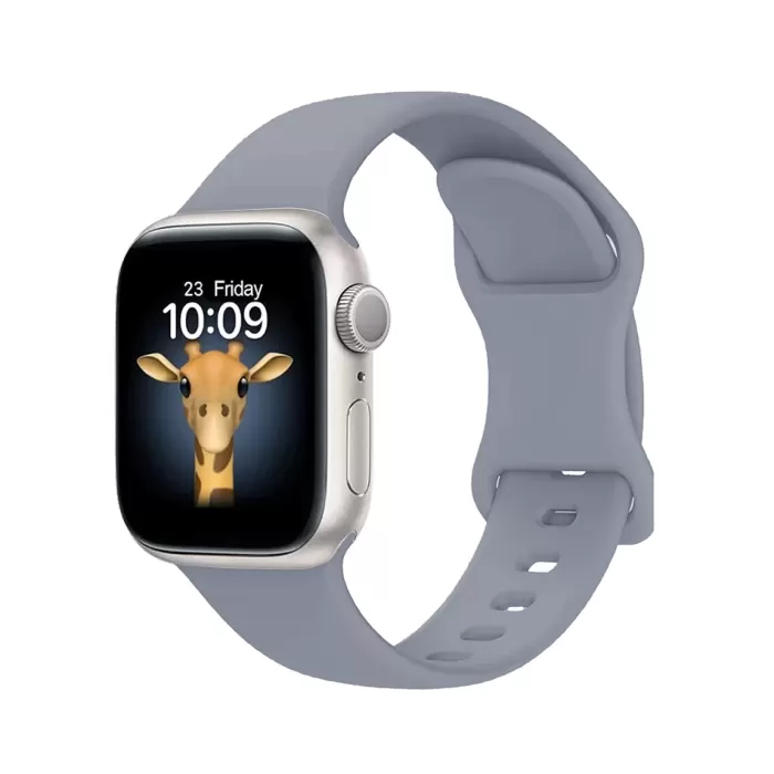 Apple Watch 7 45mm Zore Krd-131 Silikon Kordon Strap Kayış