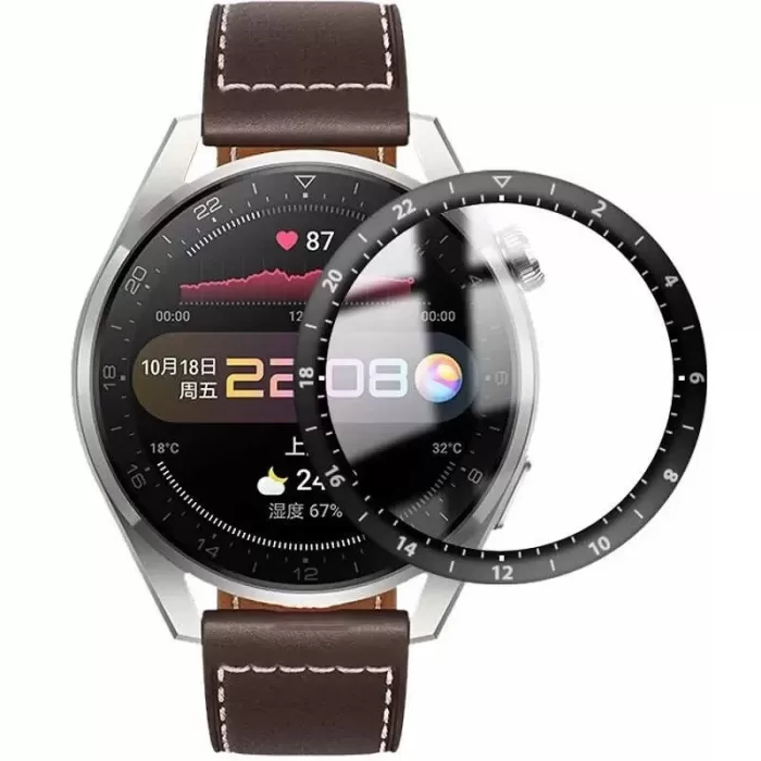 Huawei Watch 3 Pro Zore Pmma Pet Saat Ekran Koruyucu