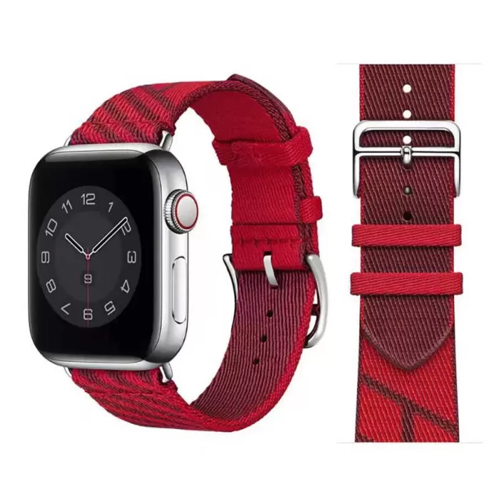 Apple Watch 44mm Krd-51 Hasır Kordon