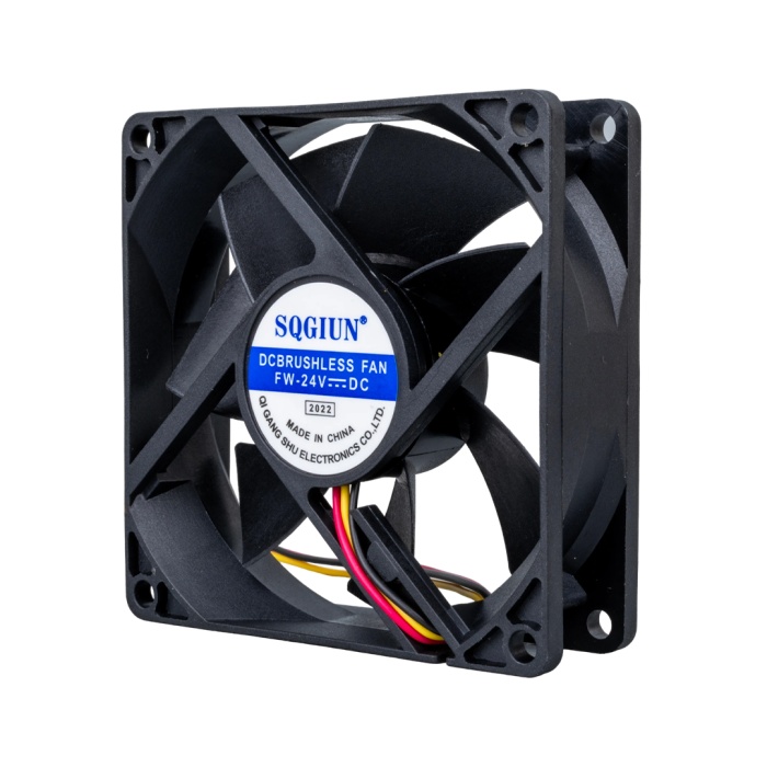 IC-216A FIRÇASIZ DC FAN 80X80X25MM 24 VOLT 3 PİN (4172)