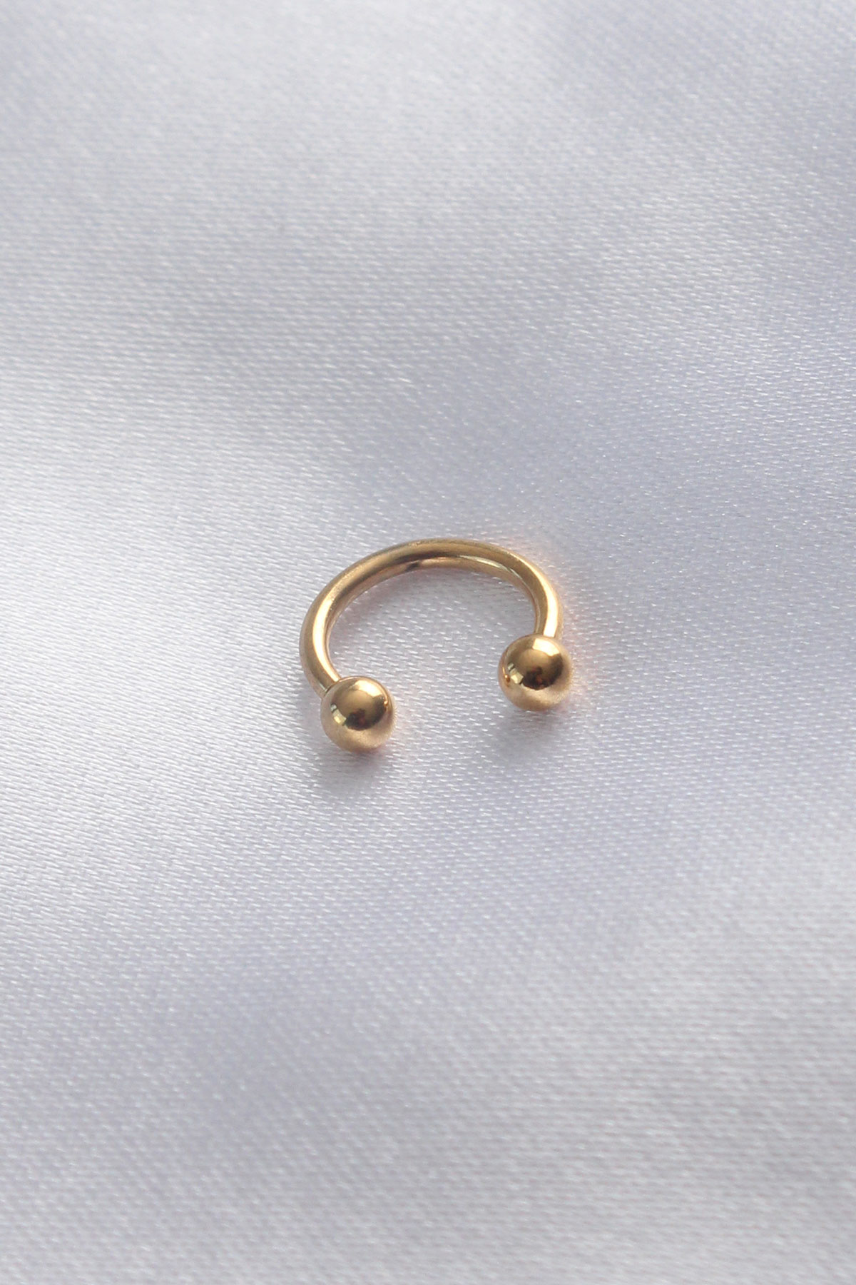 316L Cerrahi Çelik Gold Renk Minimal Toplu Piercing