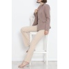 Blazer Ceket Vizon