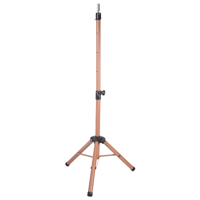 Özel Kuaför    Eğitim Mankeni İçin Metal Tripod / Sütlü Kahve + Taşıma Çantası