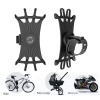 Silikon Esnek Bisiklet Telefon Tutucu 360 Derece Dönebilen, Motosiklet Scooter Uyumlu Telefon Tutucu