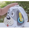 Köpek Tasarımlı Kumbara Anahtarlı Kilit Çelik Yapılı, 15x14x7.5 cm, Çocuklar İçin Sevimli Tasarruf