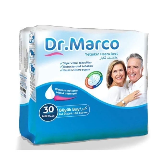 Dr. Marco Hasta Altı Bezi Büyük Boy 30 Adet