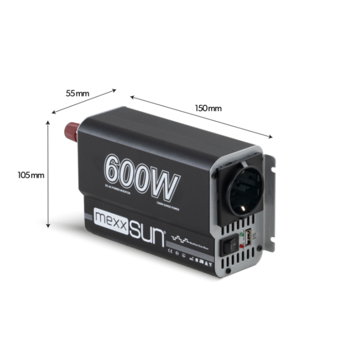 MEXXSUN Modifiye sinüs 12V 600W