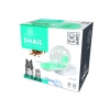 M-PETS SNAIL HAZNELİ SU ve MAMA KABI BLUE 2800ML-240GR