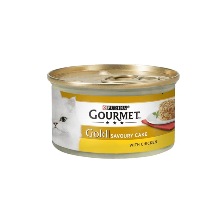 gourmet gold savoury cake tavuklu kedi konserve maması 85 gr