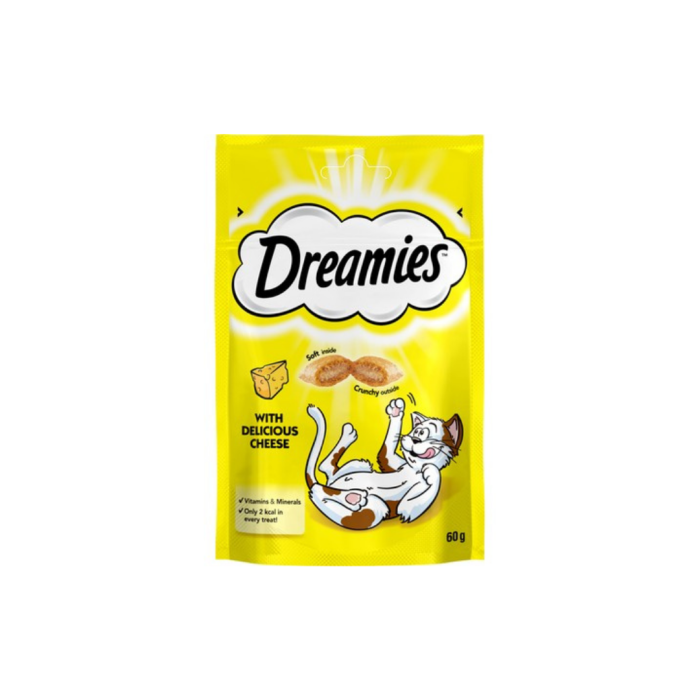 dreamies içi dolgulu peynirli kıtır kedi ödülü 60 gr