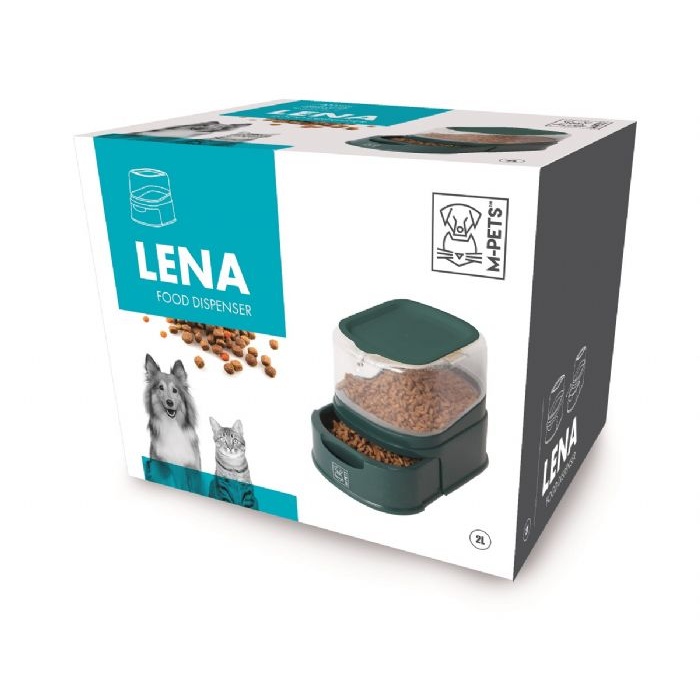 M-PETS LENA ÇEKMECELİ MAMA KABI 2000ML