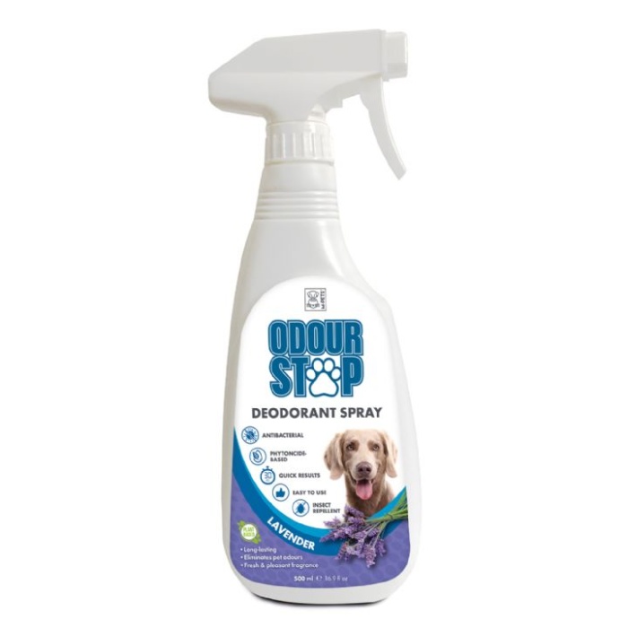 M-PETS ODOUR STOP DEODORANT SPRAY LAVENDER 500ML