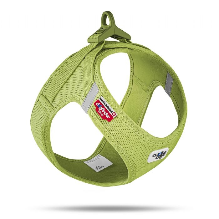 CURLI VEST HARNESS CURLI CLASP AIR-MESH LIME XS