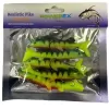 Powerex Realistic Pike Turna Silikonu 10cm. 18gr. 5li Paket (kod 6576)