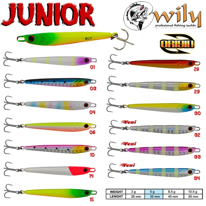 Wily Junior Jig 5 gr 3.5 cm Yem