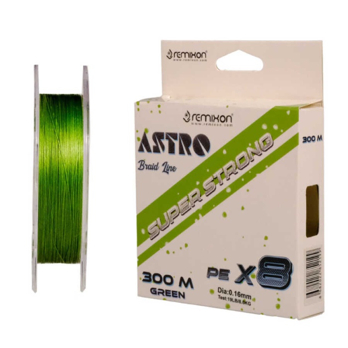 Remixon Astro 8X 0.16mm 300m Green İp Misina