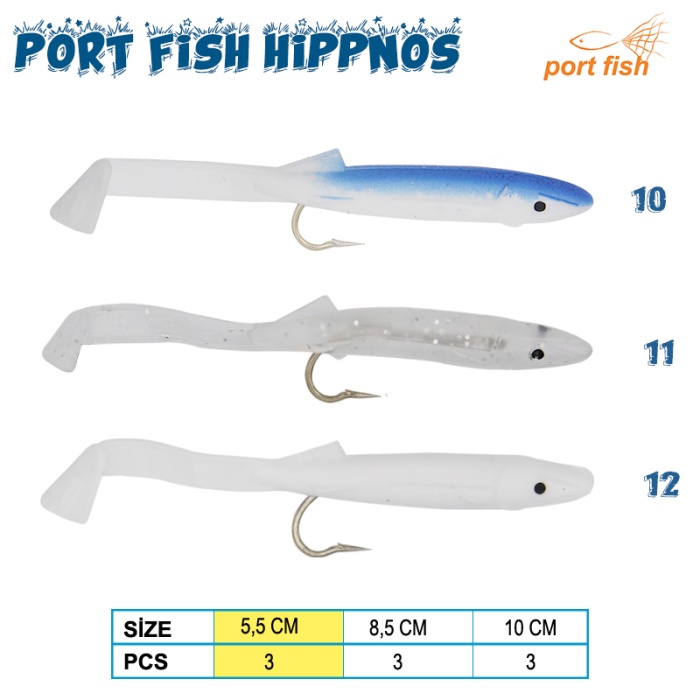 Portfish Hippnos 5,5 CM Silikon Yem