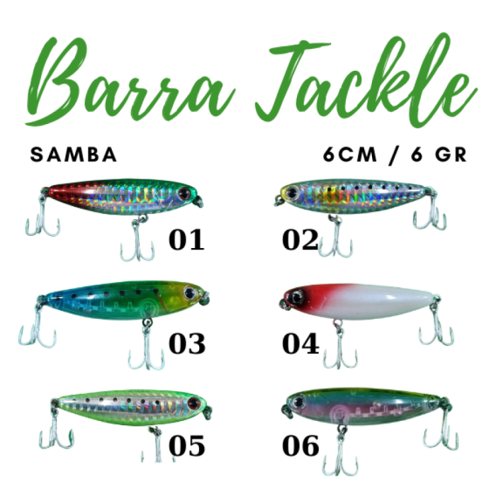 Barra Tackle Samba 6cm 6gr Su Üstü Maket Balık