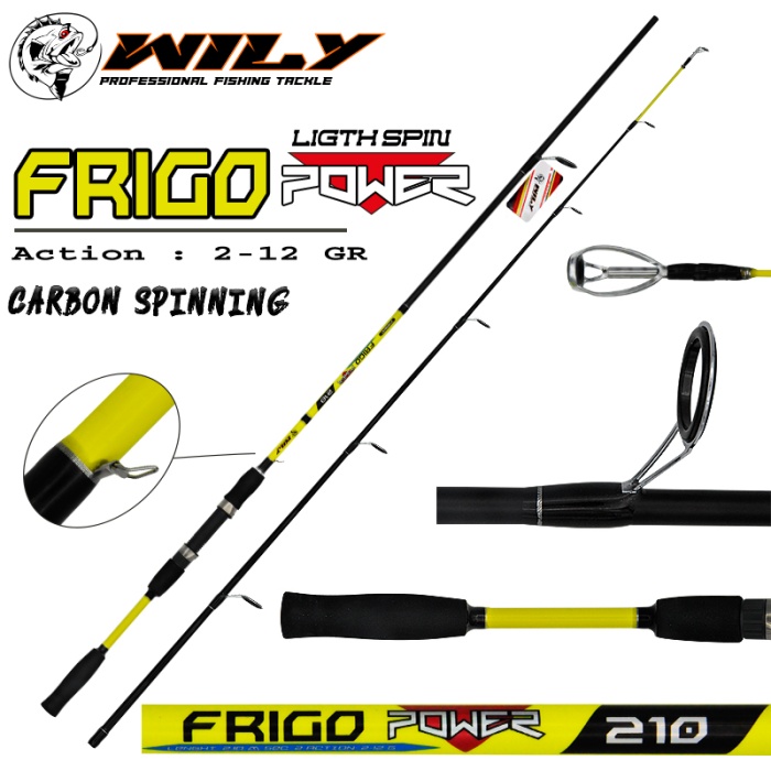 Wily Frigo Power Light Spin Kamış 225 cm 2 - 12 gr