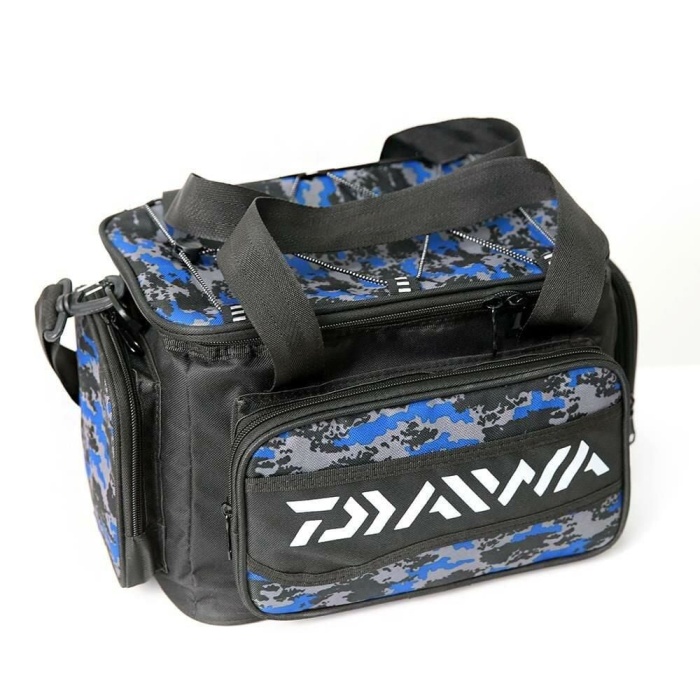 Daiwa Baskılı Helper Bag Balıkçı Çantası - Blue Camo