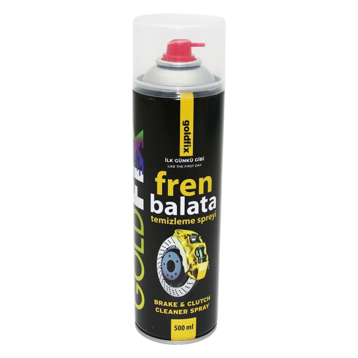 GOLDFİX GX-300 FREN BALATA & PARÇA METAL TEMİZLEYİCİ SPREY ( 500ML )*30