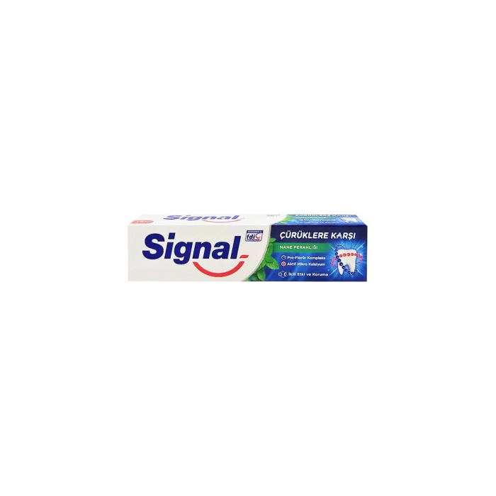 SİGNAL ( 50 ML ) ( ÇÜRÜKLERE KARŞI & NANELİ ) DİŞ MACUNU*12X3