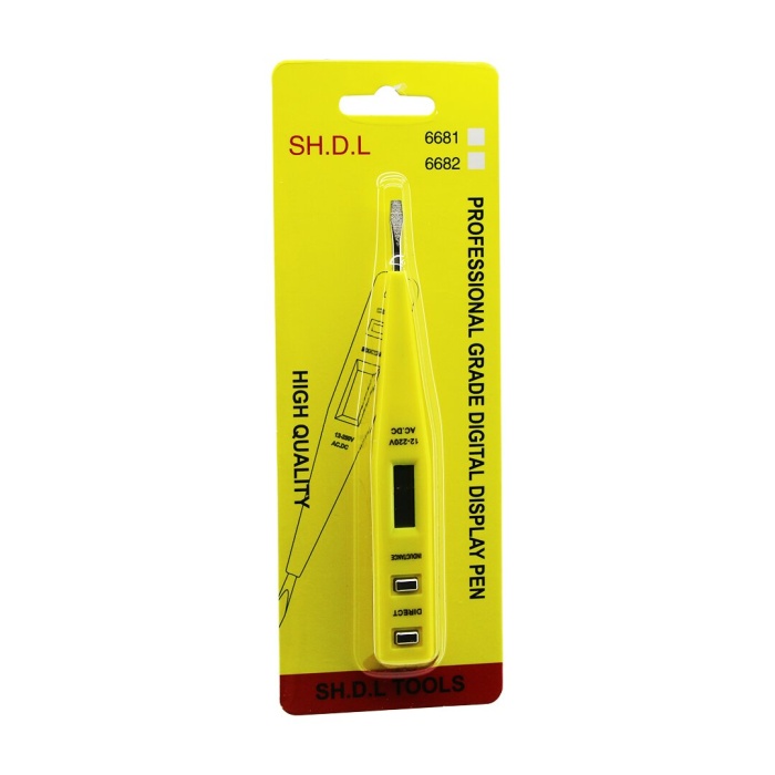 SH.D.L TOOLS 6681-6682 LRD-79 ( DİJİTAL ) ELEKTRİK KONTROL KALEMİ ( 12-220V )*24X20