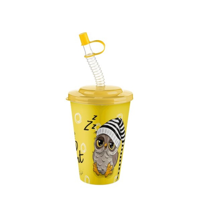 TİTİZ AP-9127 CUTE PİPETLİ BARDAK 400ML*24=K