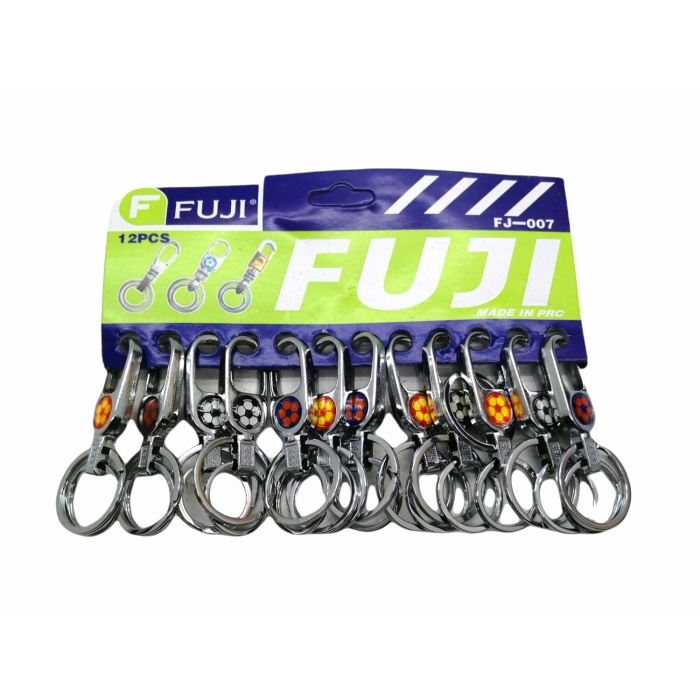 FUJİ FJ-007 KÜÇÜK BOY ( TARAFTAR & MİX ) METAL ÇİFT HALKALI ANAHTARLIK*12X100