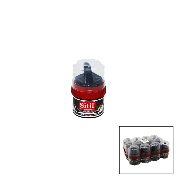 SİTİL ( 50ML & K.KAHVE ) KREM AYAKKABI BOYASI*12X8